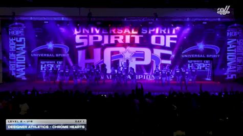 Designer Athletics - Chrome Hearts [2026 L2 - U16 Day 1] 2026 Spirit of Hope Grand Nationals