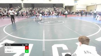 128-H lbs Round Of 32 - Brandon Beres, Mt. Olive vs Jack Meyer, William Floyd