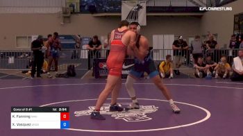 87 kg Consi Of 8 #1 - Keaton Fanning, NMU-OTS vs Xavier Vasquez, Northern Colorado
