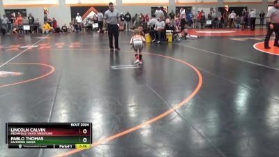 SPW-4 lbs Round 1 - Lincoln Calvin, Mediapolis Youth Wrestling vs Pablo Thomas, Hammerin Hawks