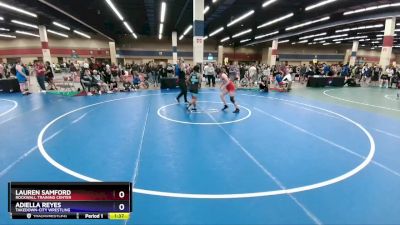 112 lbs Cons. Round 2 - Lauren Samford, Rockwall Training Center vs Adiella Reyes, Takedown-City Wrestling