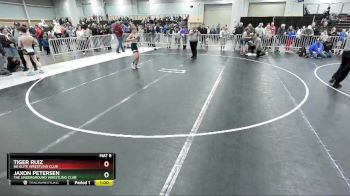 108 lbs Cons. Round 4 - Jaxon Petersen, The Underground Wrestling Club vs Tiger Ruiz, NB Elite Wrestling Club