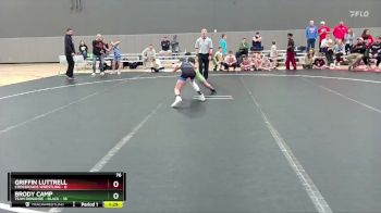 76 lbs Round 2 (6 Team) - Brody Camp, Team Donahoe - Black vs Griffin Luttrell, Crossroads Wrestling