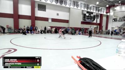 78-83 lbs Quarterfinal - Jeramiah Myers, Cougars vs Jase Jester, Midwest Xtreme WA