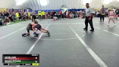 76 lbs Round 5 (8 Team) - Brooks Mitcham, Olmsted Falls vs Jacob Long, Noke Wrestling RTC