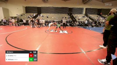 106 lbs Rr Rnd 4 - Jacob Evans, Maine Hammas vs Sincere Wilcox, Orchard South WC