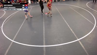 138 lbs Cons. Round 4 - Moe Erdman, GunSmoke Wrestling Club vs Grant Bergeron, MN Elite