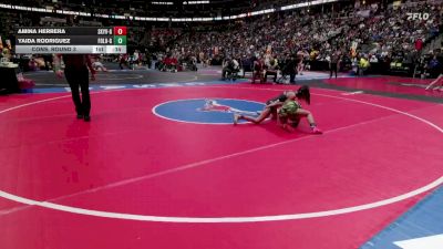 G100-4A Cons. Round 3 - Amina Herrera, Skyview Girls vs Yaida Rodriguez, Fort Lupton Girls