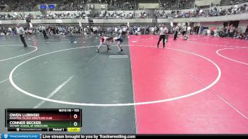 103 lbs Round 1 - Owen Lubinski, Mauston Talons Wrestling Club vs Conner Becker, Victory School Of Wrestling