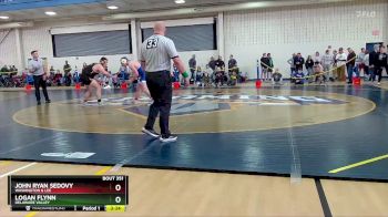 285 lbs Cons. Semi - Logan Flynn, Delaware Valley vs John Ryan Sedovy, Washington & Lee