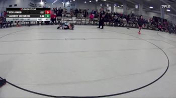 117 lbs 5th Place Match - Zoe Jones, Broken Bow Wrestling Club vs Aubrey Johnson, Beatrice