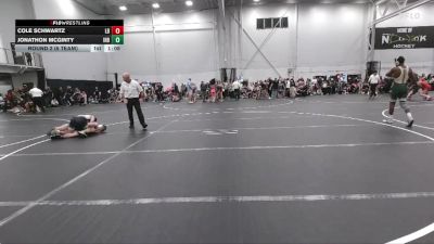 120 lbs Round 2 (6 Team) - Jonathon Mcginty, Iron Horse Blue vs Cole Schwartz, Lost Boys