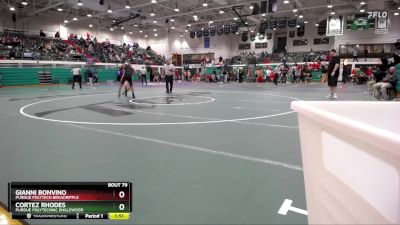 144 lbs Round 2 - Gianni Bonvino, Purdue Polytech Broadripple vs Cortez Rhodes, Purdue Polytechnic Englewood