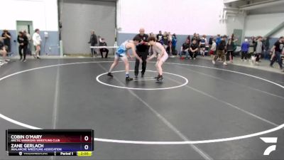 152 lbs Round 4 - Zane Gerlach, Avalanche Wrestling Association vs Cobin O`Mary, Arctic Warriors Wrestling Club