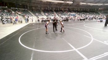 73 lbs Quarterfinal - Dakota Miller, Wagoner Takedown Club vs Creede Prier, Vian Wrestling Club