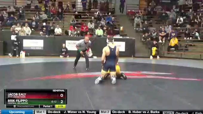 149 lbs Semifinal - Brik Filippo, Central Oklahoma vs Jacob Ealy, Pitt ...