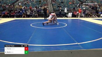 160 lbs Quarterfinal - Jeremy Evans, Viewmont vs Keller Rock, Chino Valley