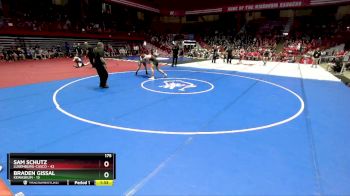 175 lbs D2/d3 - Semi-finals (sat 10:00am.) - Sam Schutz, Luxemburg-Casco vs Braden Gissal, Kewaskum