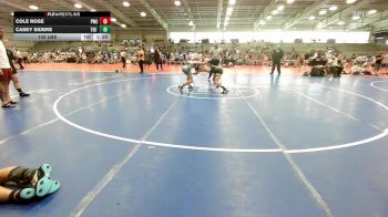 132 lbs Rr Rnd 2 - Cole Rose, Princeton Wrestling Club vs Casey Siders, The Fort Hammers Black