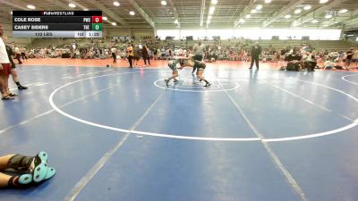 132 lbs Rr Rnd 2 - Cole Rose, Princeton Wrestling Club vs Casey Siders, The Fort Hammers Black