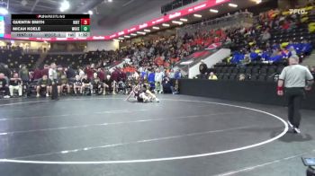 126 lbs Quarterfinal - Quentin Smith, Hinton vs Micah Koele, Woodbury Central