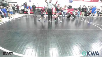 59-62 lbs Rr Rnd 3 - Garrett Potts, Wagoner Takedown Club vs Jack Clover, Wyandotte Youth Wrestling