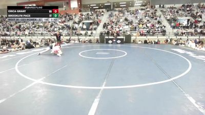 U23 Women - 57 lbs Champ. Round 1 - Erica Grant, WA vs Brooklyn Pace, UT