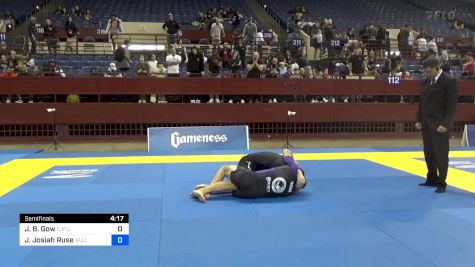 Justin B. Gow vs Joshua Josiah Ruse 2024 Pan IBJJF Jiu-Jitsu No-Gi Championship