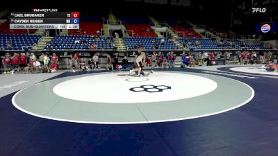 138 lbs Cons. Sub-quarters - Cael Brubaker, TX vs Cayden Neisen, MN