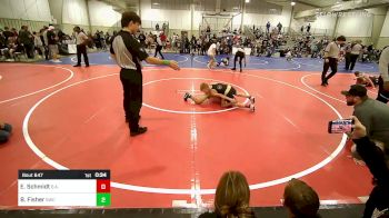 83 lbs Final - Elliott Schmidt, B.A.W.C vs Benjamin Fisher, Salina Wrestling Club