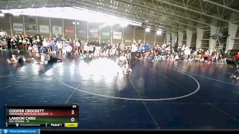 63 lbs Champ Round 1 (16 Team) - Cooper Crockett, Sanderson Wrestling Academy vs Landon Caro, Mat Demons