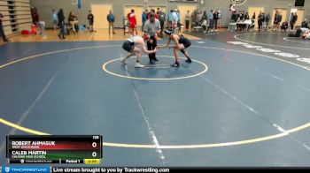 135 lbs Quarterfinal - Robert Ahmasuk, West Anchorage vs CALEB MARTIN, Chugiak High School