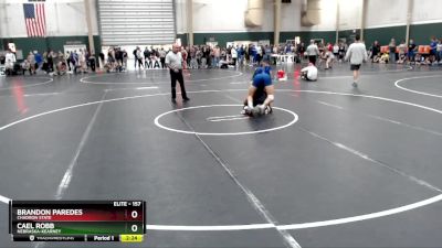 157 lbs Semifinal - Brandon Paredes, Chadron State vs Cael Robb, Nebraska-Kearney