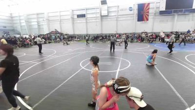 100 lbs Rr Rnd 1 - Tatum Galleher, Az Cross Trained vs Herra Fisher, Savage House WC