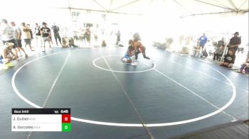 132 lbs Consi Of 16 #2 - Johny Guillen, Riverside Rascals vs Azuan Gonzales, Inland Elite WC