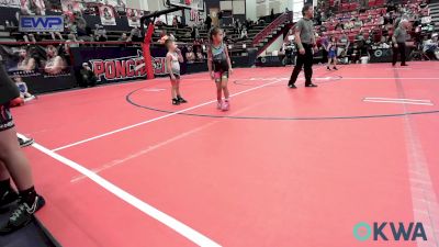 45 lbs Consi Of 4 - Emmalyn Gibson, Wolfpak Wrestling vs Kross Kemble, Ponca City Wildcat Wrestling