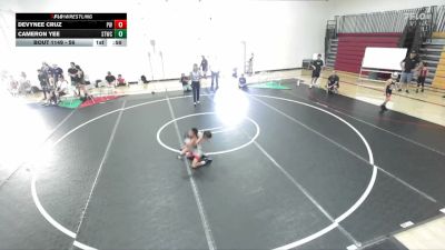 56 lbs Round 3 - Cameron Yee, Pounders WC vs Devynee Cruz, Pounders WC