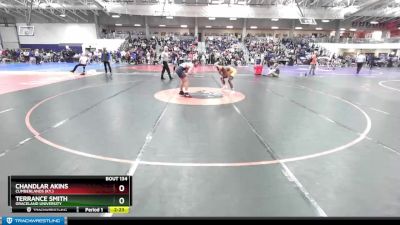 125 lbs Champ. Round 2 - Terrance Smith, Graceland University vs Chandlar Akins, Cumberlands (Ky.)