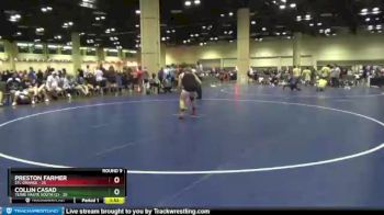 182 lbs Round 9 (10 Team) - Collin Casad, Terre Haute South (2) vs Preston Farmer, STL Orange