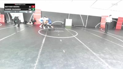 113 lbs Cons. Semi - Matthew Medina, Eastvale Elite Wrestling vs Gabriel Saldanha, Rancho Bernardo Wrestling