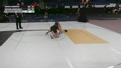 120 lbs Consi Of 16 #2 - Diachi Lawrence, Wellesley vs Michael Mortarelli, Natick