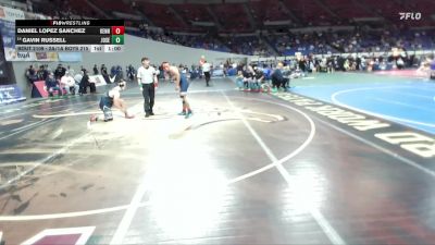 2A/1A Boys 215 Cons. Round 2 - Gavin Russell, Joseph Boys vs Daniel Lopez Sanchez, Kennedy Boys