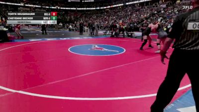 G235-4A Semifinal - Cheyenne Becker, Woodland Park Girls vs Toryn Neugebauer, Holly Girls