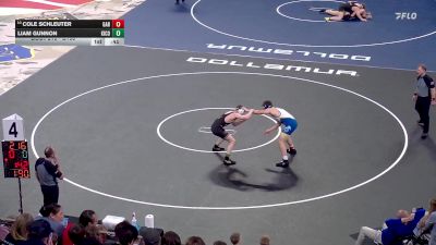 Cons. Round 1 - Cole Schleuter, Garretson vs Liam Gunnon, Kingsbury County