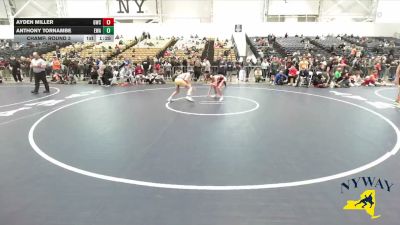 110 lbs Champ. Round 3 - Ayden Miller, Gouverneur Wrestling Club vs Anthony Tornambe, Empire Wrestling Academy