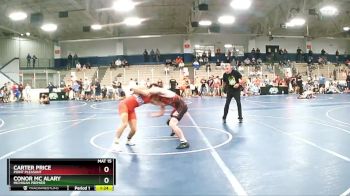 130 lbs Champ. Round 3 - Conor Mc Alary, Michigan Premier vs Carter Price, Point Pleasant