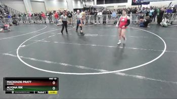 145 lbs Quarterfinal - Mackenzie Pratt, Illinois vs Alyona Rik, Florida