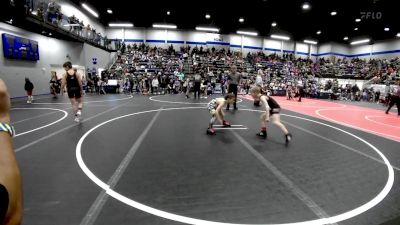 61 lbs Consi Of 8 #1 - Crew Stacey, Mustang Bronco Wrestling Club vs Lawson Rickard, Standfast