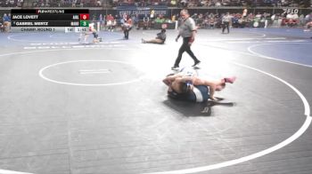 D 1 144 lbs Champ. Round 1 - Jace Lovett, Airline vs Gabriel Mertz, Mandeville