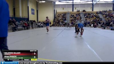 141 lbs Quarterfinal - Ryan Pankov, Ellsworth Community College vs Solomon Gilliam, Harper CC